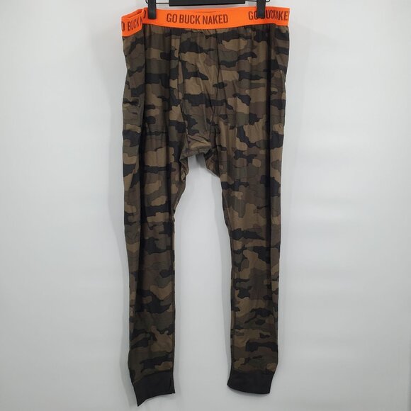 Duluth Trading Co Buck Naked Base Layer Pattern Pants Men Size 2XL Plus NWT - Picture 1 of 14